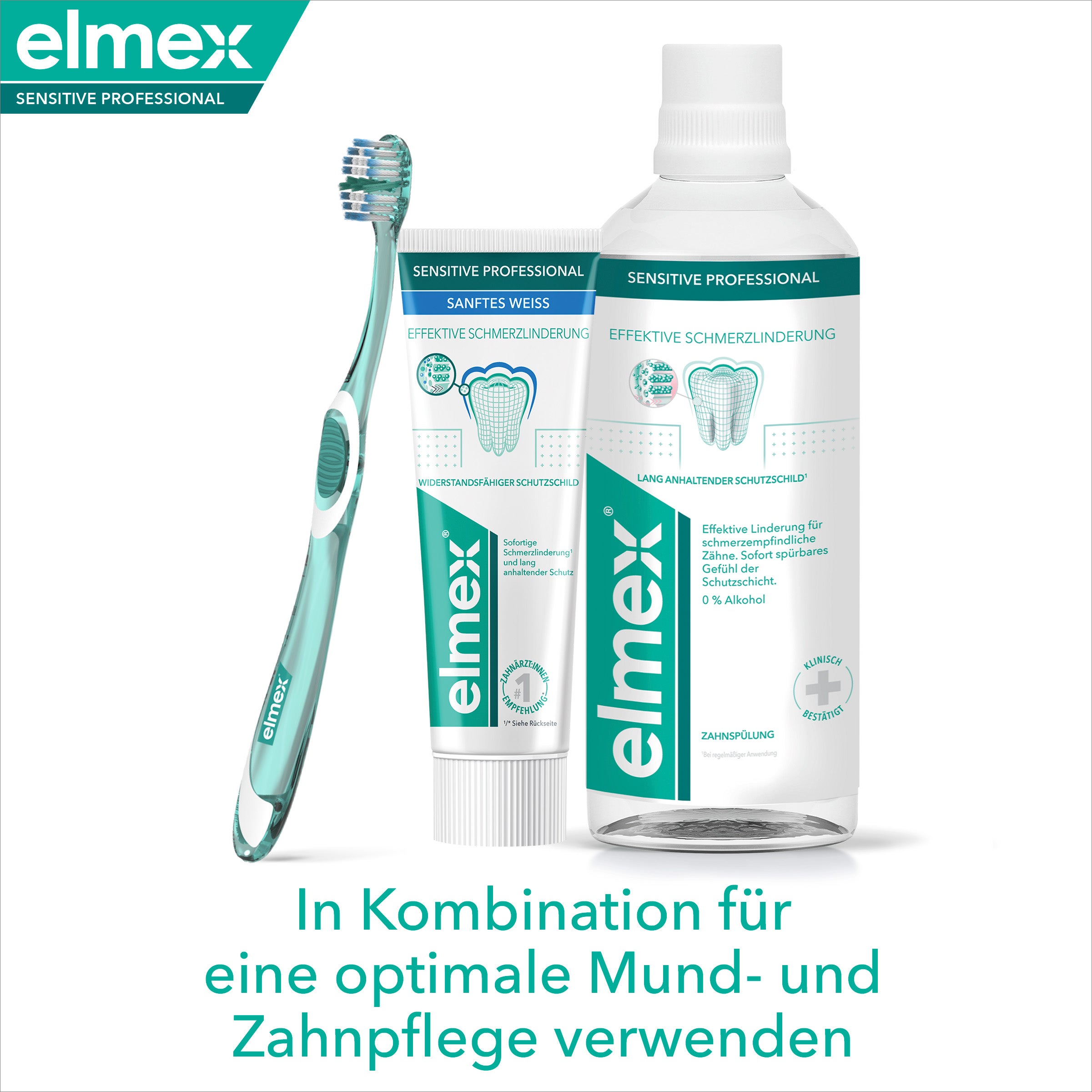 Elmex sensitive professional Whitening Zahnpasta Vorteil