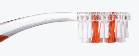 Die Zahnbürste spielt