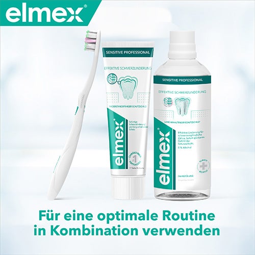 Elmex sensitive professional Mundspülung Vorteil
